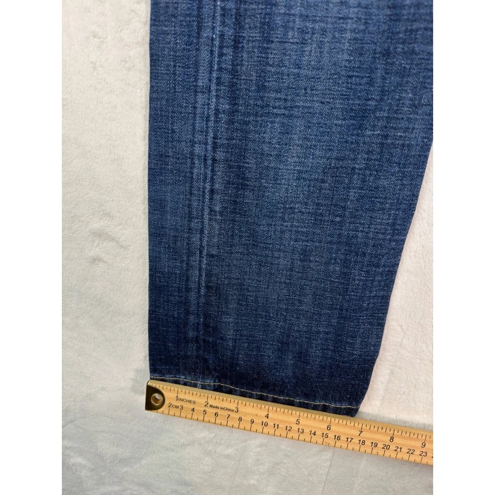 Levis 513 Slim Straight Jeans Mens 30x30 Dark Wash Blue Denim 08513-0242